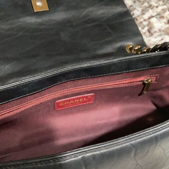 Pre-Loved condition Chanel purse double chain gold - Picture 7 of 14